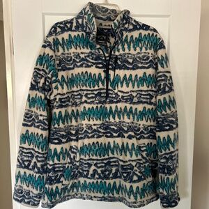 Sherpa half fleece sweatshirt